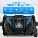 Electric Foot Calf Massager  3 Levels Deep Tissue Washable Cover Hot Compress