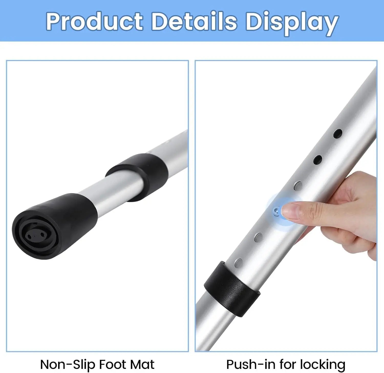 Adjustable Raised Toilet Seat Back and Handles, 500lbs Capacity