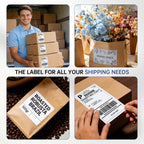 500 Sheets Thermal Printer Paper 4x6 inch A6 100*150mm Size for Shipping Label Barcode Address