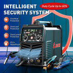 140A 3-in-1 MIG/ARC/Lift TIG Welder, 110V Multi-Process Welding Machine with Flux Core Gun