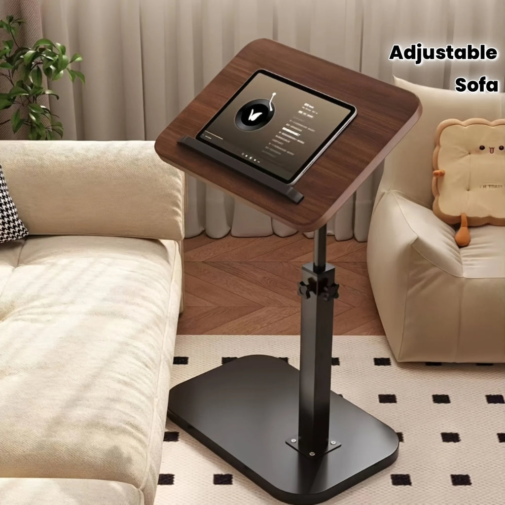 A Portable, Adjustable Side Table/Folding Desk Suitable for Home Offices, Coffee Tables, Bedside Use, and Sofas