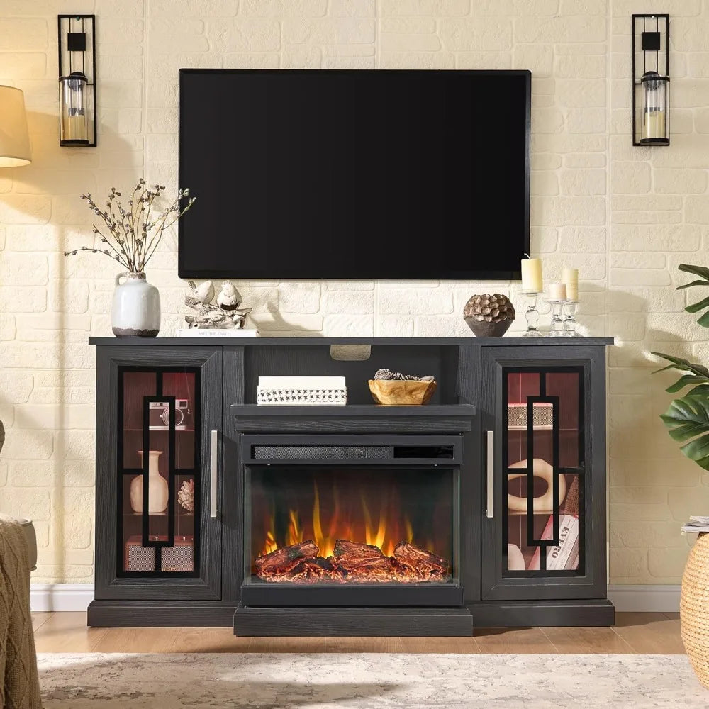 Modern Media Entertainment Center Console Table for TVs up to 65 Inch