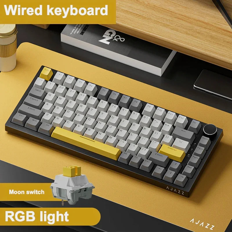 Mechanical Keyboard Customized Wired/Wireless 3-Mode