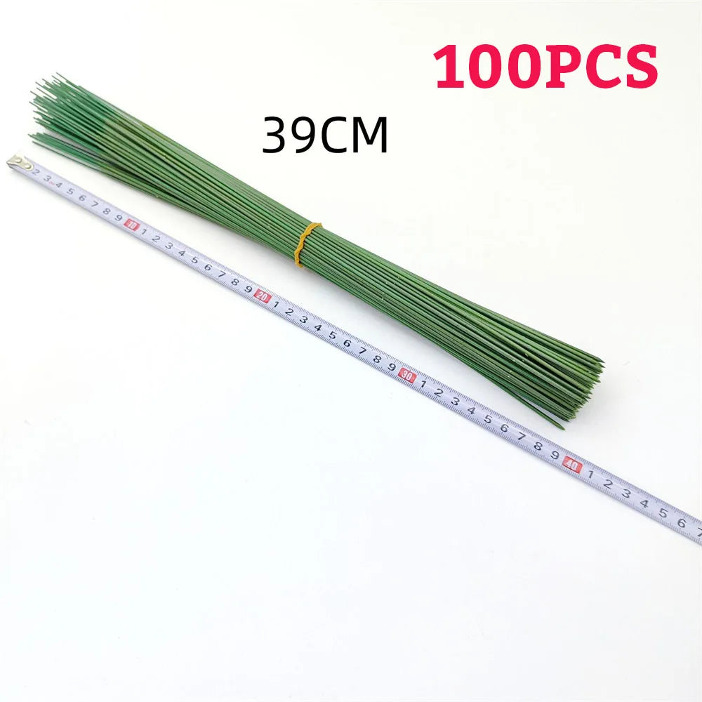 Green Flower Stem Stick Wire Stem Floriculture Tape Self-adhesive Bouquet Floral Stem Paper Tape