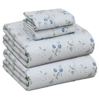 100% Cotton Organic Percale Sheets Size Crisp Cooling Bed Sheets for Hot Sleepers, Deep Pocket 15", Soft Peach Finish