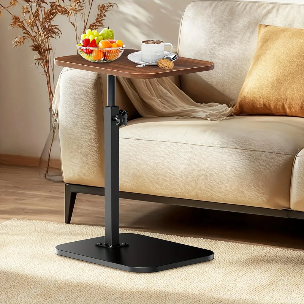 A Portable, Adjustable Side Table/Folding Desk Suitable for Home Offices, Coffee Tables, Bedside Use, and Sofas