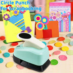 Circle Paper Hole Puncher Tool Set  2 1 inch 50mm 38mm 35mm 28mm 25mm 18mm 16mm 9mm
