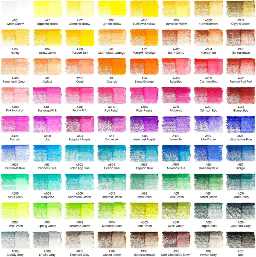 72 Soft Wax-Based Colored Pencils for Artists & Adults