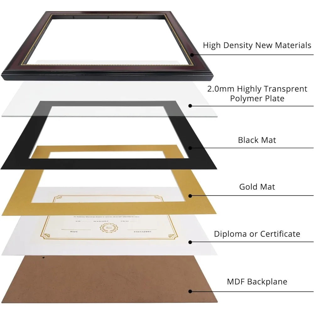 8.5x11 Diploma Frame  , UV-Protected 11x14   Display