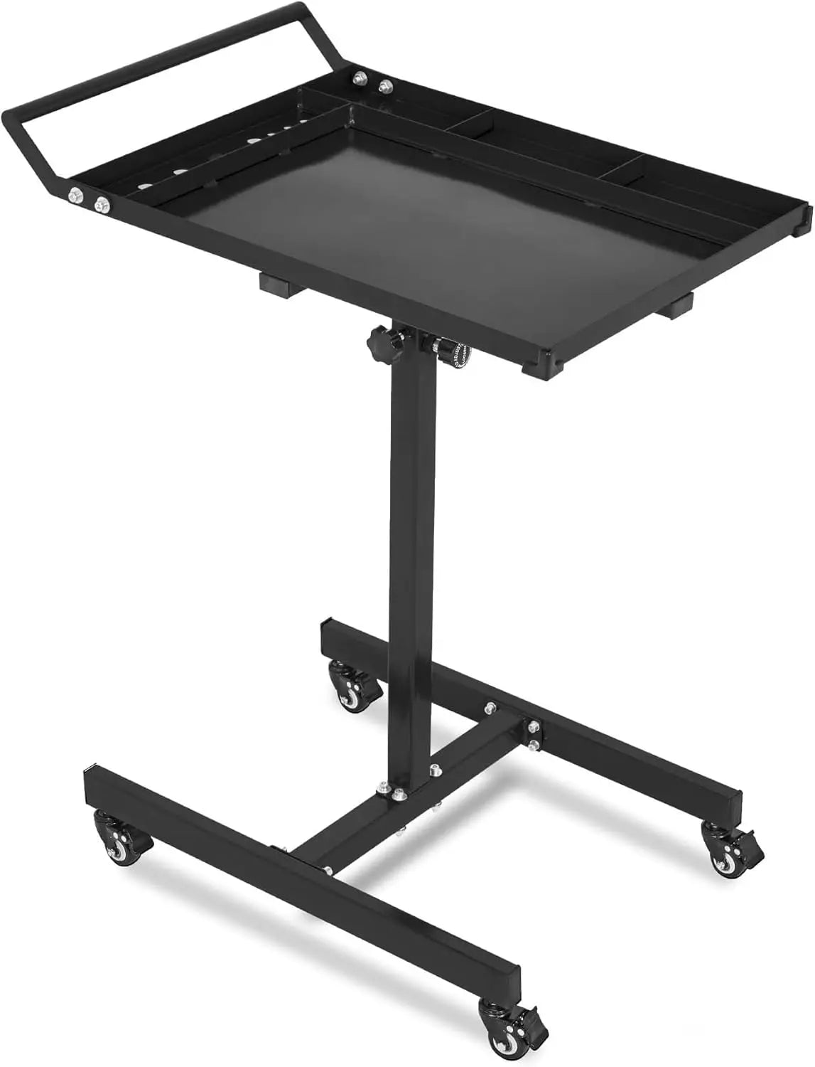 Mobile Work Table with Adjustable Height – 300Lbs Capacity
