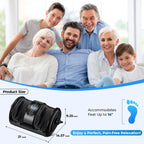 Electric Foot Calf Massager  3 Levels Deep Tissue Washable Cover Hot Compress