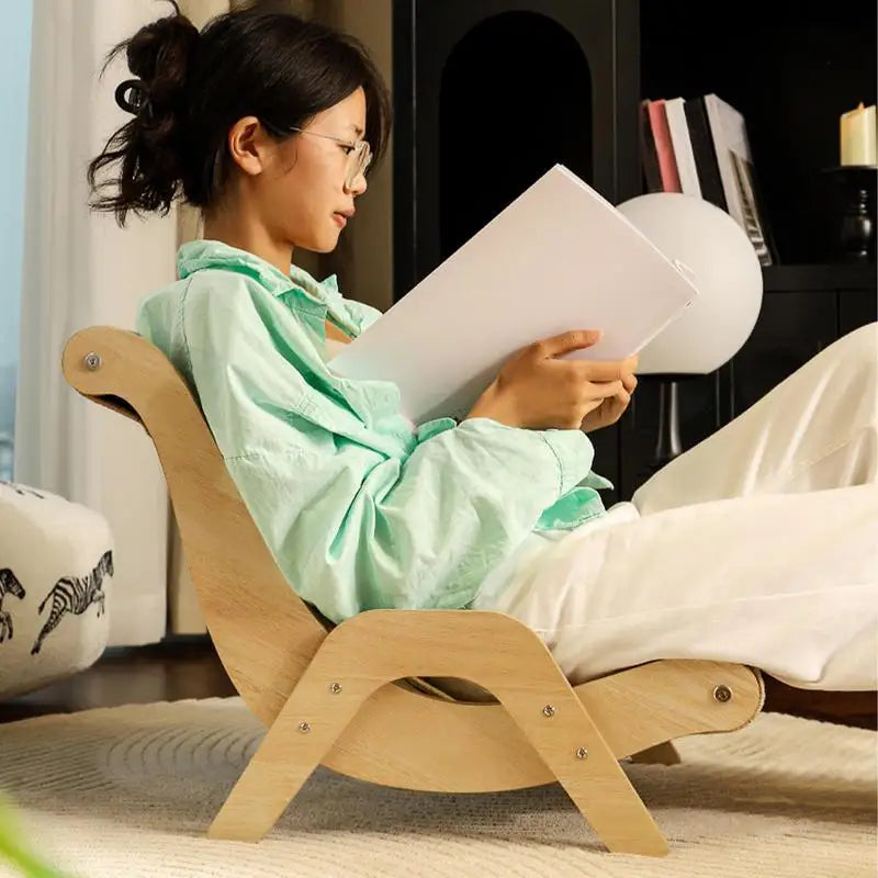 Chair Rocking Cat Scratch Chair Pet-Friendly Multi-Functional Scratcher