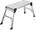 Aluminum Step Ladder with Non-Slip Mat, 330 LBS Capacity