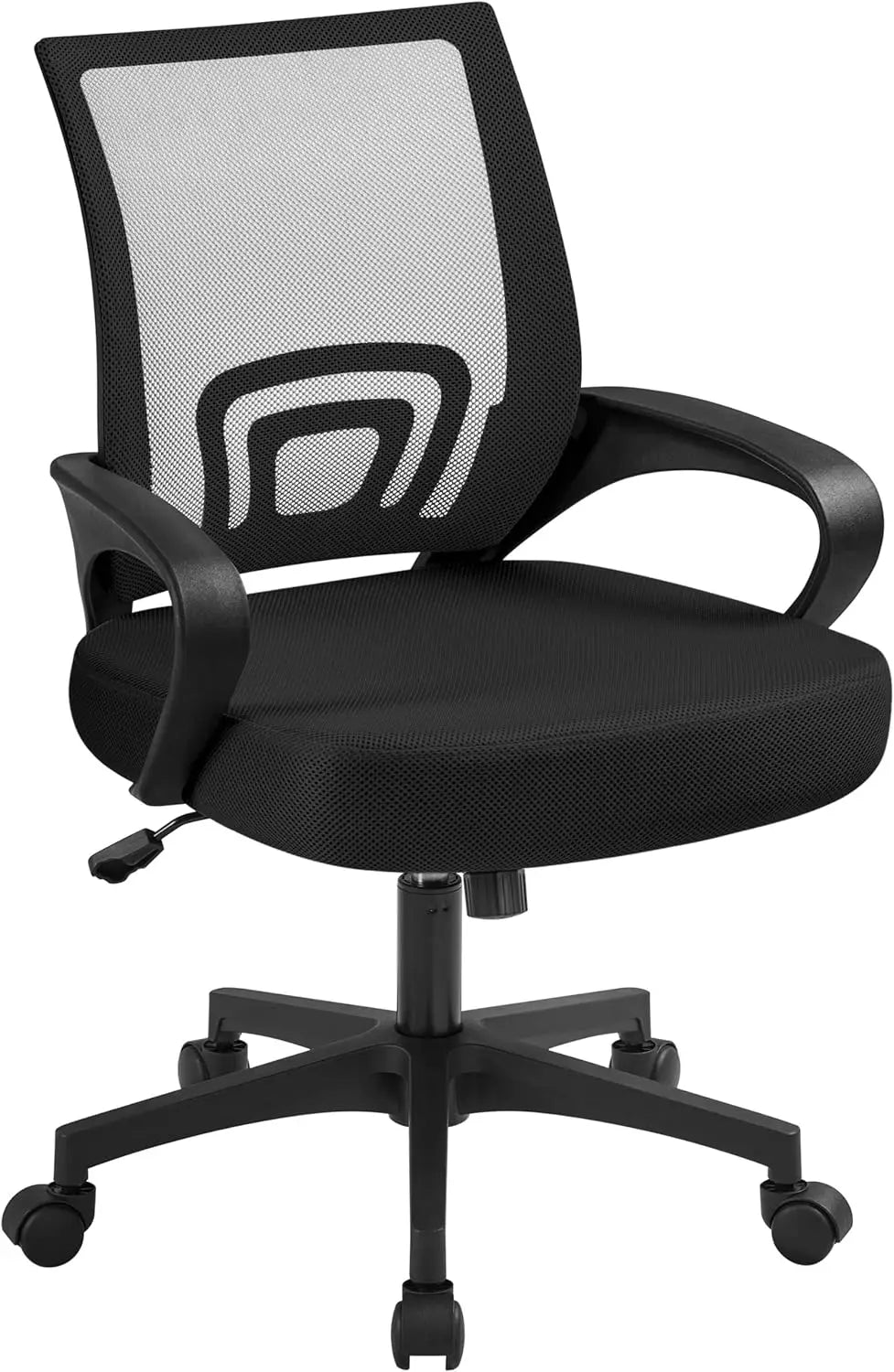 Adjustable Ergonomic Mesh Office Chair with Lumbar Support and Armrests