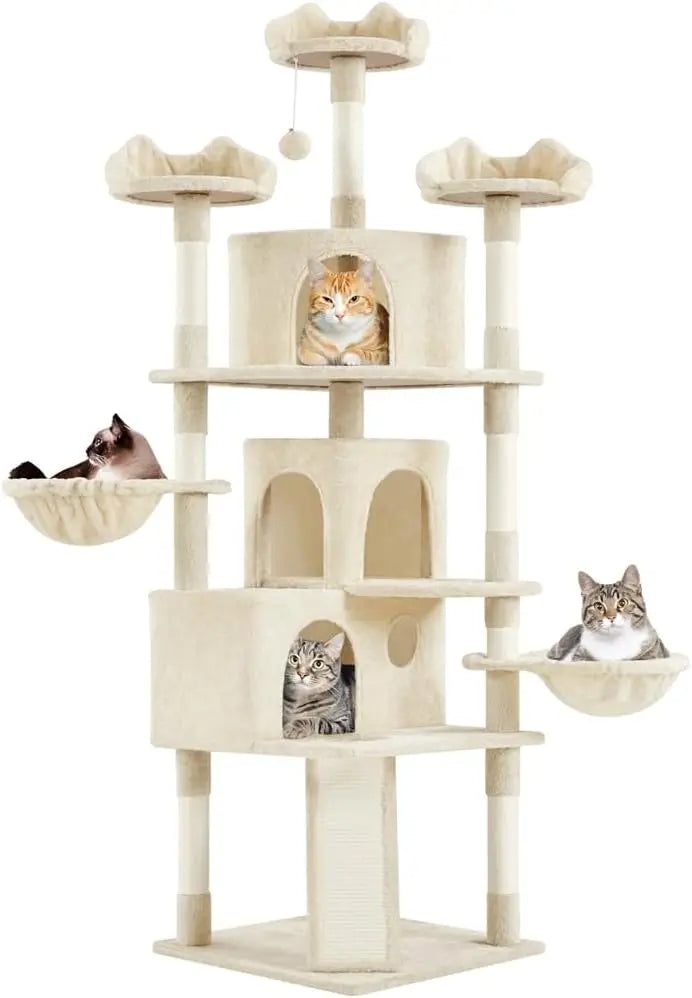 76.5in Multi-Level Large Cat Tree,
