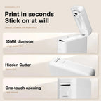 Label Maker Machine with Self-adhesive Sticker for School Home Office Organization