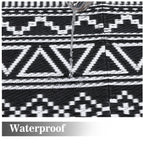 6x9 Patio Waterproof, Large Boho Portable Outdoor Area Rug