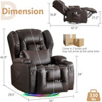 Power Swivel Rocker Recliner Chair