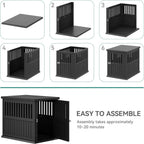 Furniture-Style Dog Crate Nightstand, Waterproof Indoor Kennel