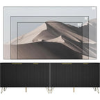 Fluted TV Stand for 100 Inch TV