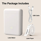 Label Maker Machine with Self-adhesive Sticker for School Home Office Organization