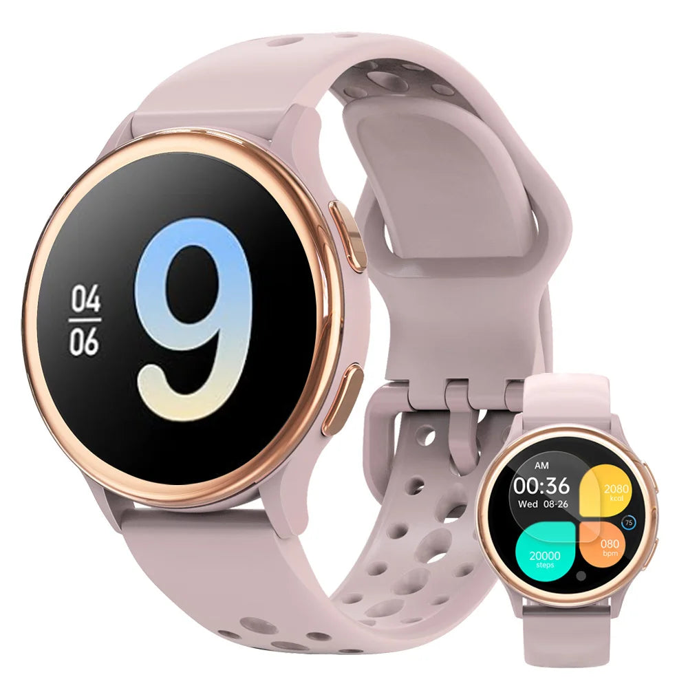 Smart Watches for Women [400+Watch Faces/Calls/Female Health], 1.27" Fitness Tracker Smartwatch for iPhone ＆ Android