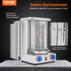 Shawarma Grill Machine13 lbs Chicken Shawarma Cooker Gas Vertical Broiler Gyro Rotisserie Oven Doner Kebab for Home