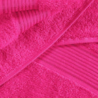 Ultra Soft 6 Pack Cotton Towel Set: 2 Bath, 2 Hand, 2 Wash Cloths