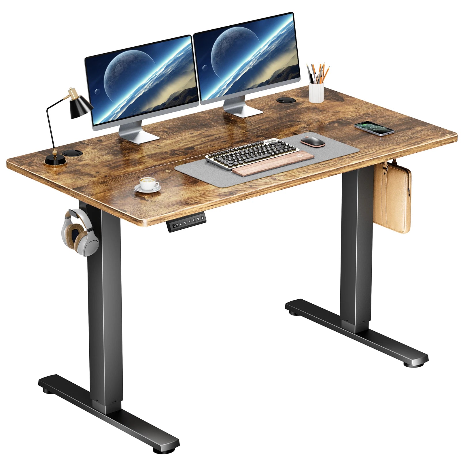 JHK Electric Standing Desk Height Adjustable 40x24