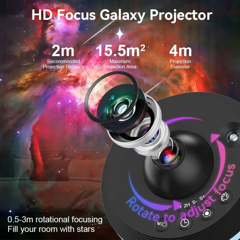 13 in 1 Ultra Clear Galaxy Projector Ultra Clear Night Light
