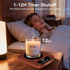 36W Electric Coffee Mug Warmer with 16oz Cup, 9 Temp Settings & Auto Shut Off