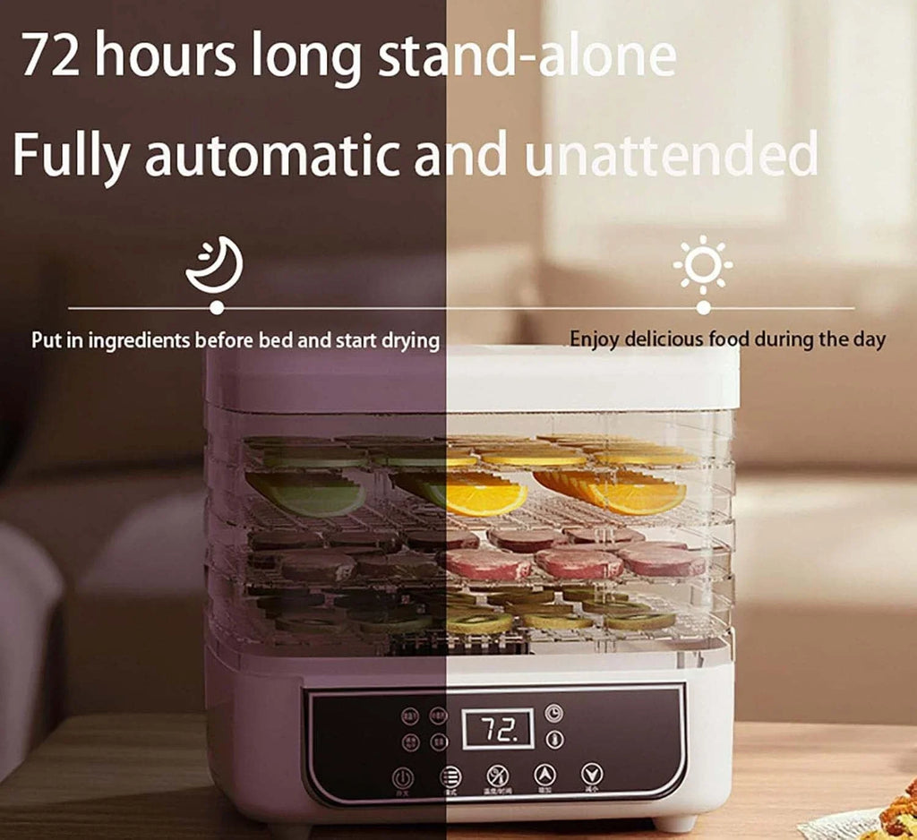 5-Layer Household Food Dryer Fruit  Adjustable Temperature Touch Control