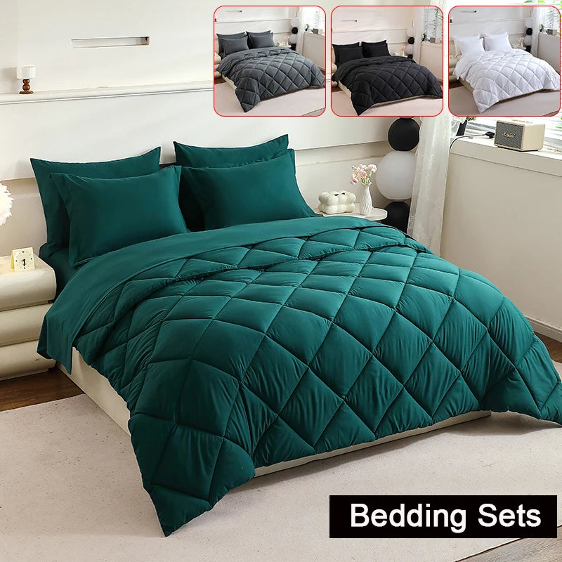 5pcs/7pcs Twin Full Queen King Bedding Sets