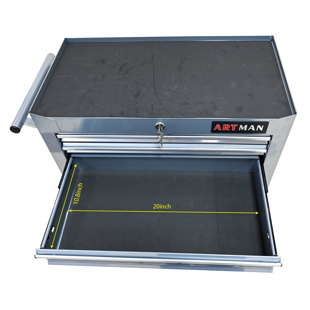 7 Drawer Rolling Tool Box with Key Lock