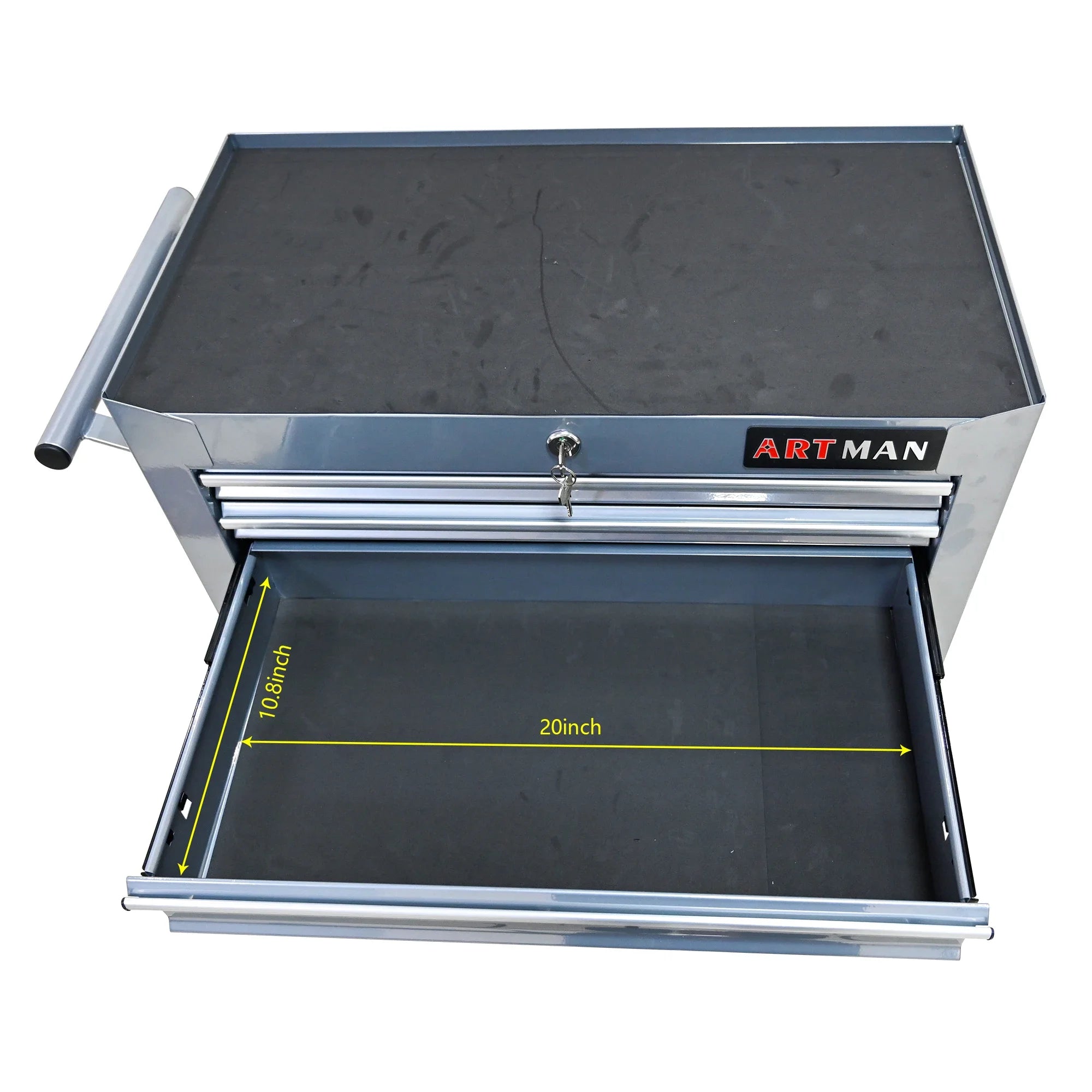 7 Drawer Rolling Tool Box with Key Lock