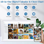 15.6 IN Digital Calendar Chore Chart IPS Interactive Touchscreen Electronic Calendar
