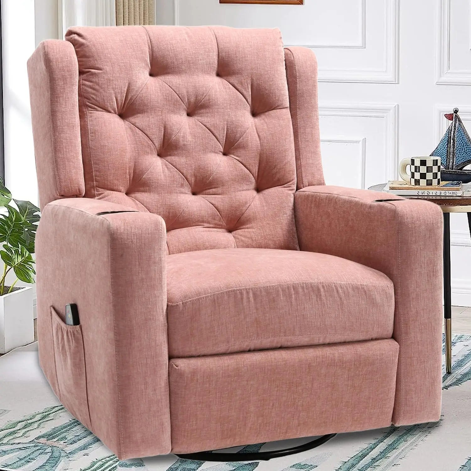 Oversized Massage Recliner Chair Swivel Rocker Recliner