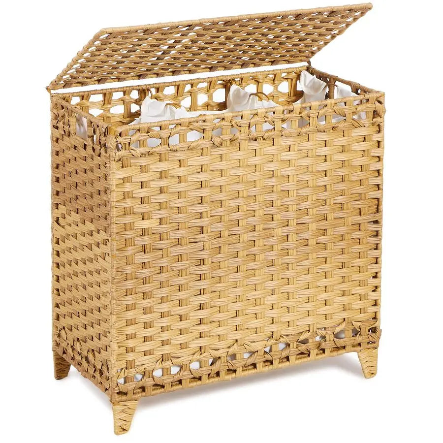 Rattan Laundry Basket with Lid
