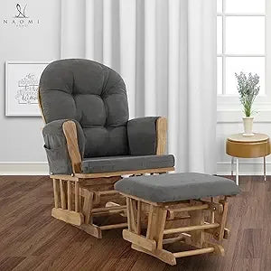 Nursery Rocking Chair with Ottoman