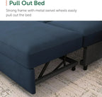Sectional Sleeper Sofa with Pull Out Bed