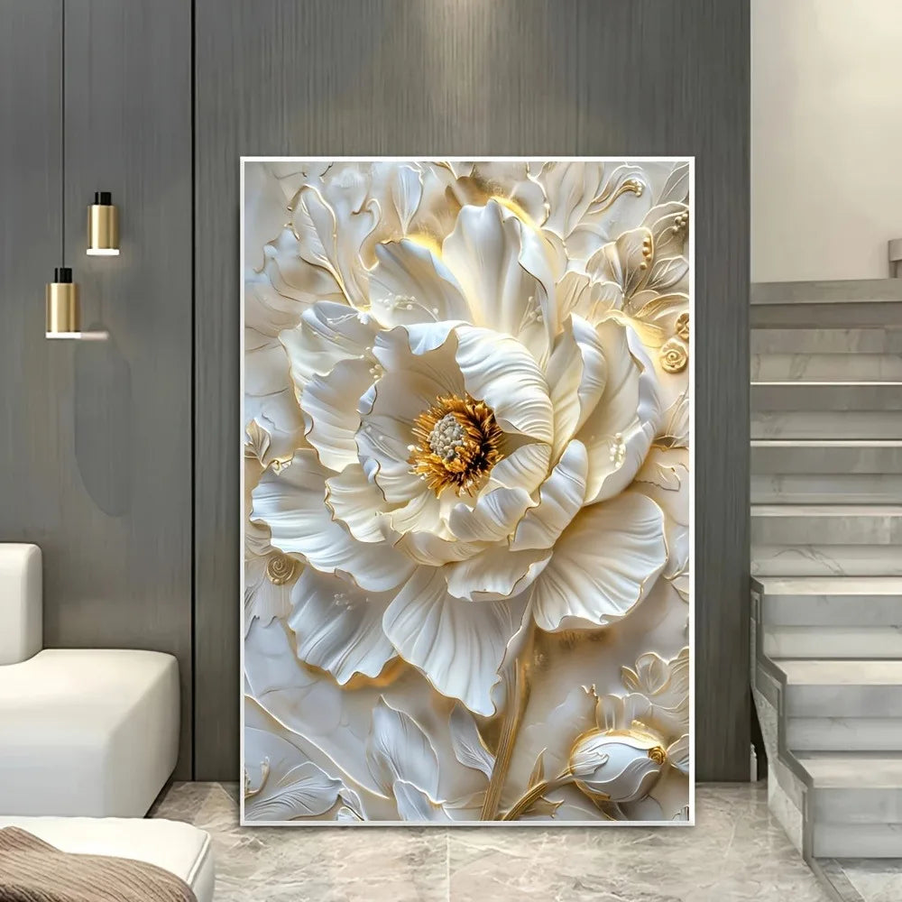 1pc Modern Abstract Floral Canvas Art Prints