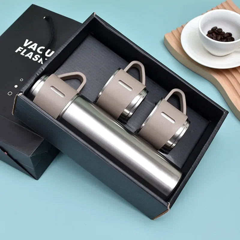 500ML Insulated Cup 304 Stainless Steel Vacuum Business Thermos Set