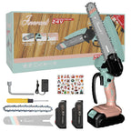 Mini Cordless Chain Saws with 2 Batteries