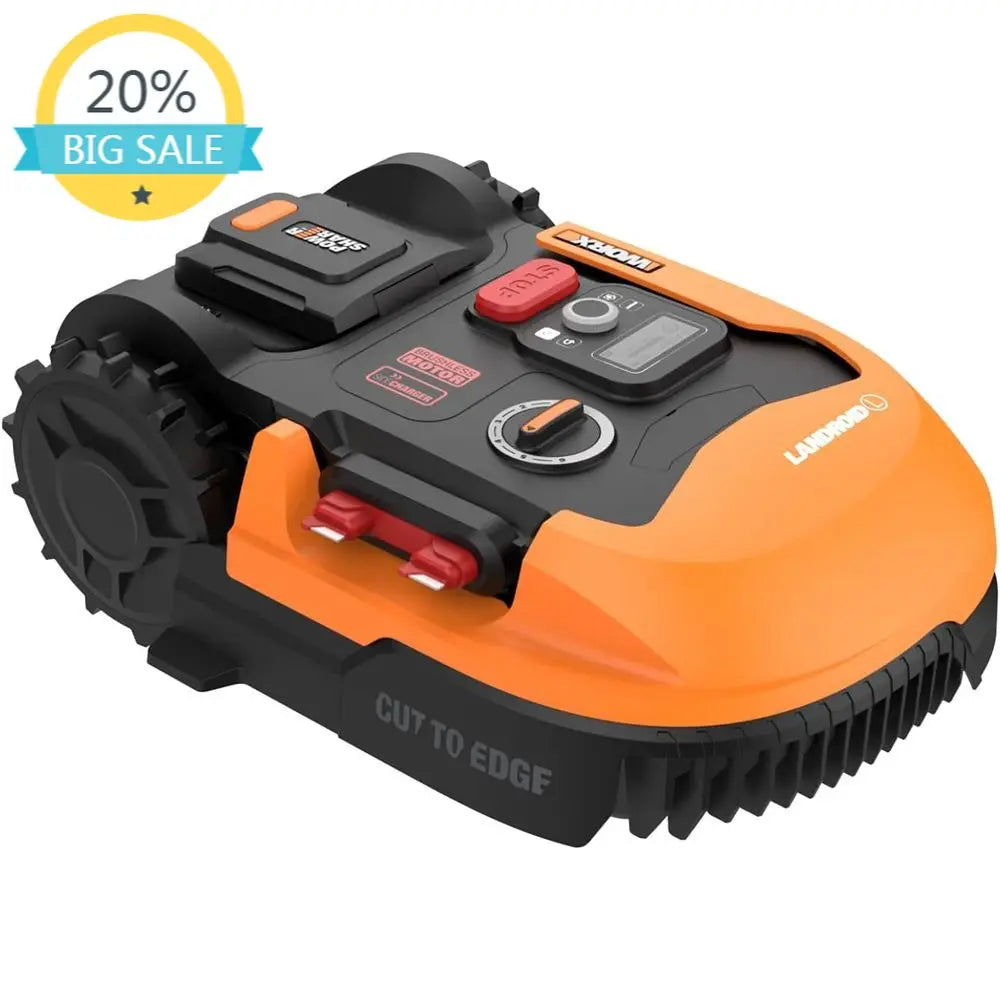 5.0Ah Autonomous Lawn Mower for 1/2 Acre Yard with Power Sharing Feature
