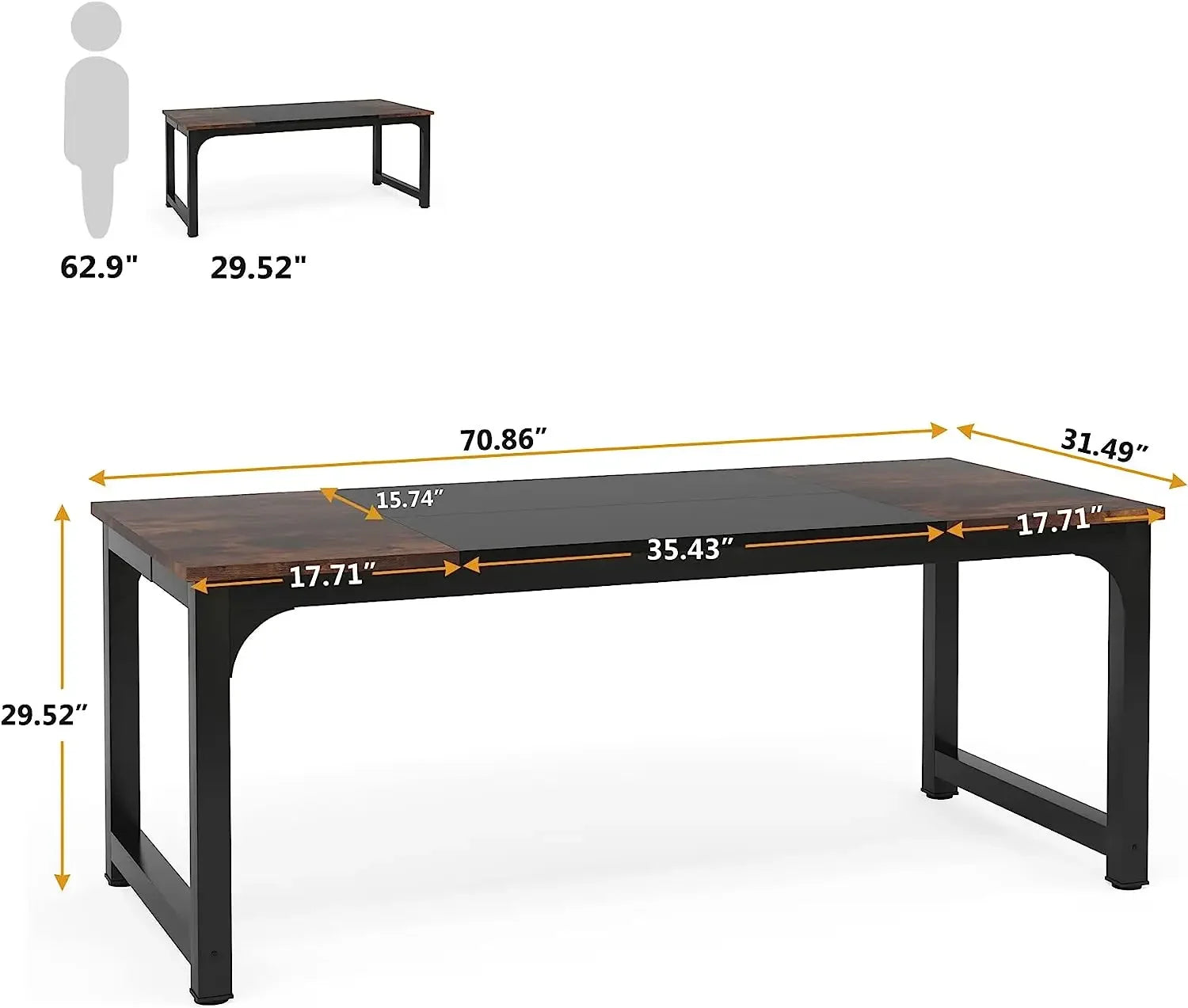 Writing Desk Workstation For Home Office