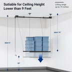Heavy-Duty 4x4 Ft Garage Ceiling Storage Rack,