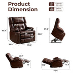 Dual Motor Power Lift Recliner Chair fFor Elderly