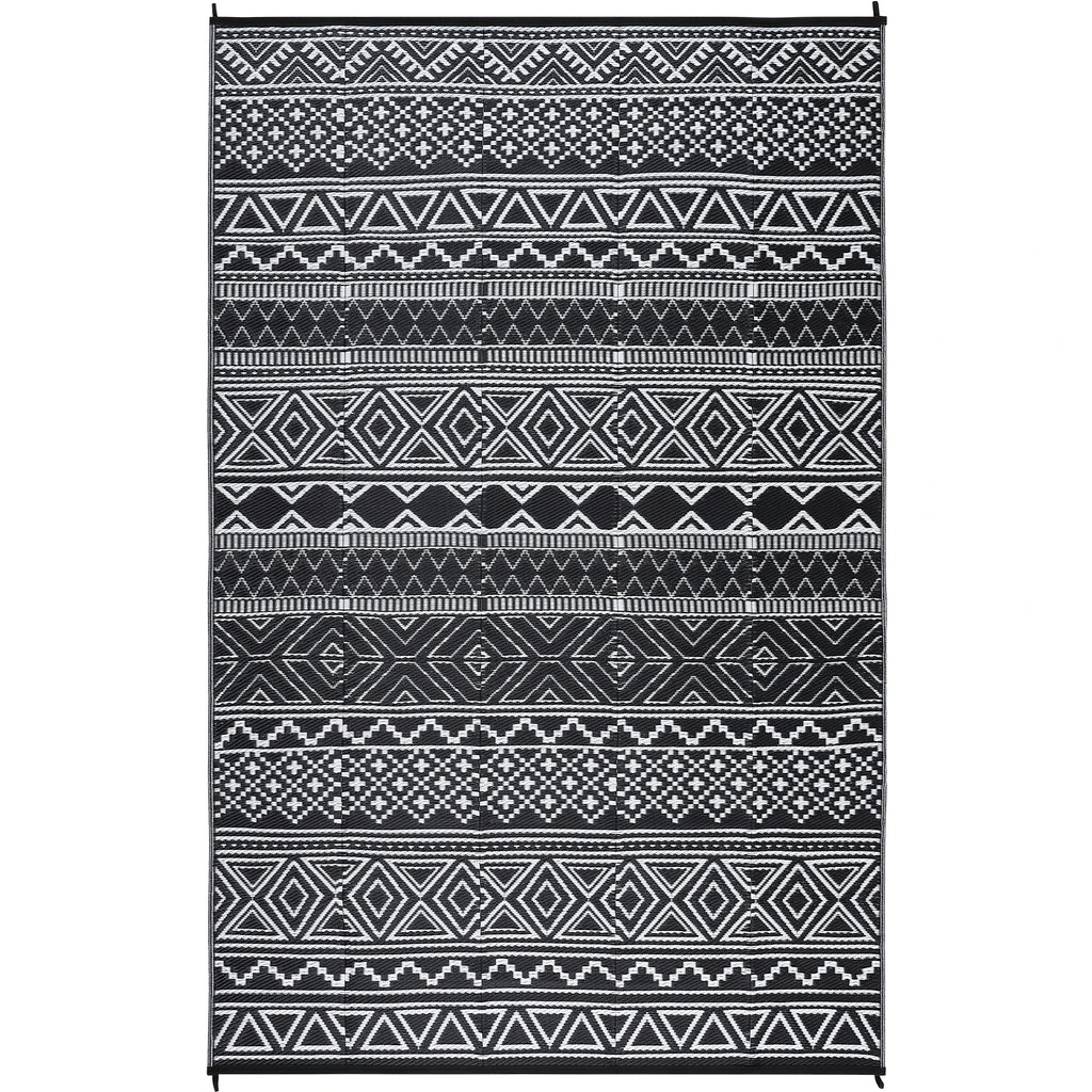 6x9 Patio Waterproof, Large Boho Portable Outdoor Area Rug