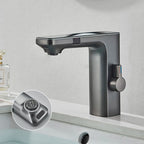 Smart LCD Dual Sensor Bathroom Basin Faucet