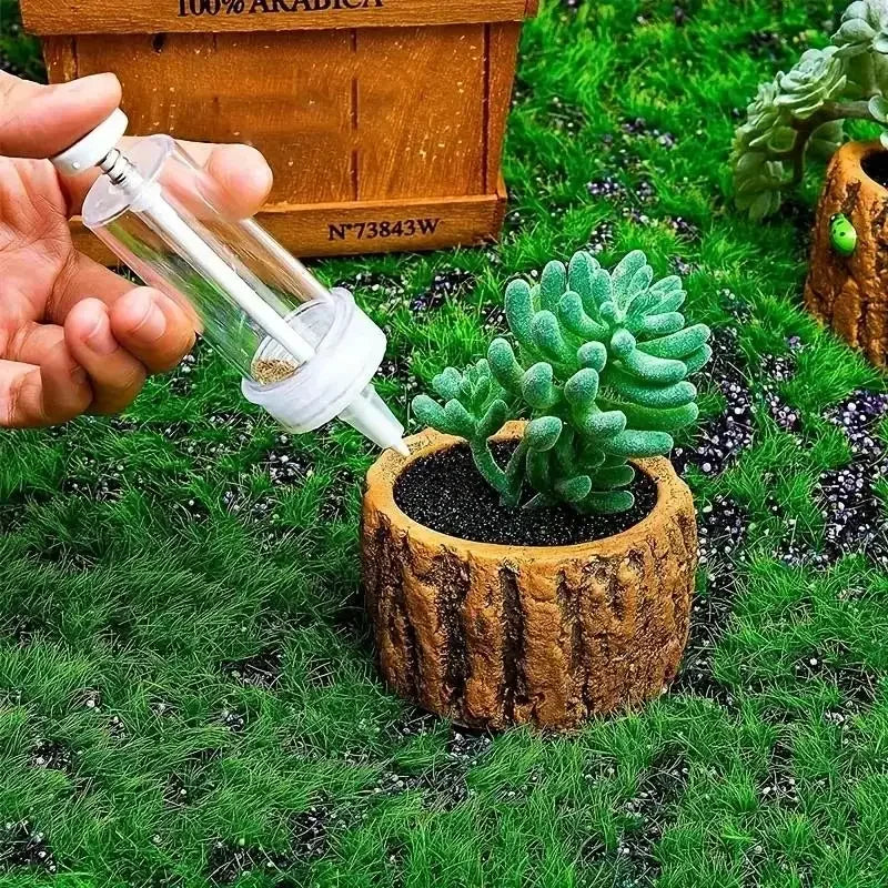 1pc Handheld Seed Dispenser, Mini Manual Seeder Tool for Garden Planting, Flower Pot & Garden Bed Essential Gardening Supplies